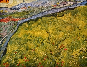 Die eingez�unte Wiese nach van Gogh